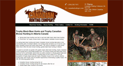 Desktop Screenshot of canadianhuntingco.com